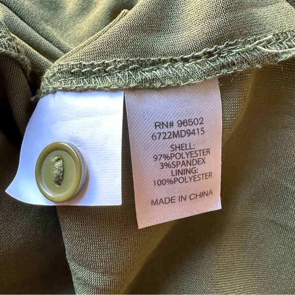 Charming Charlie Women Dress Green Size L. - Picture 6 of 7